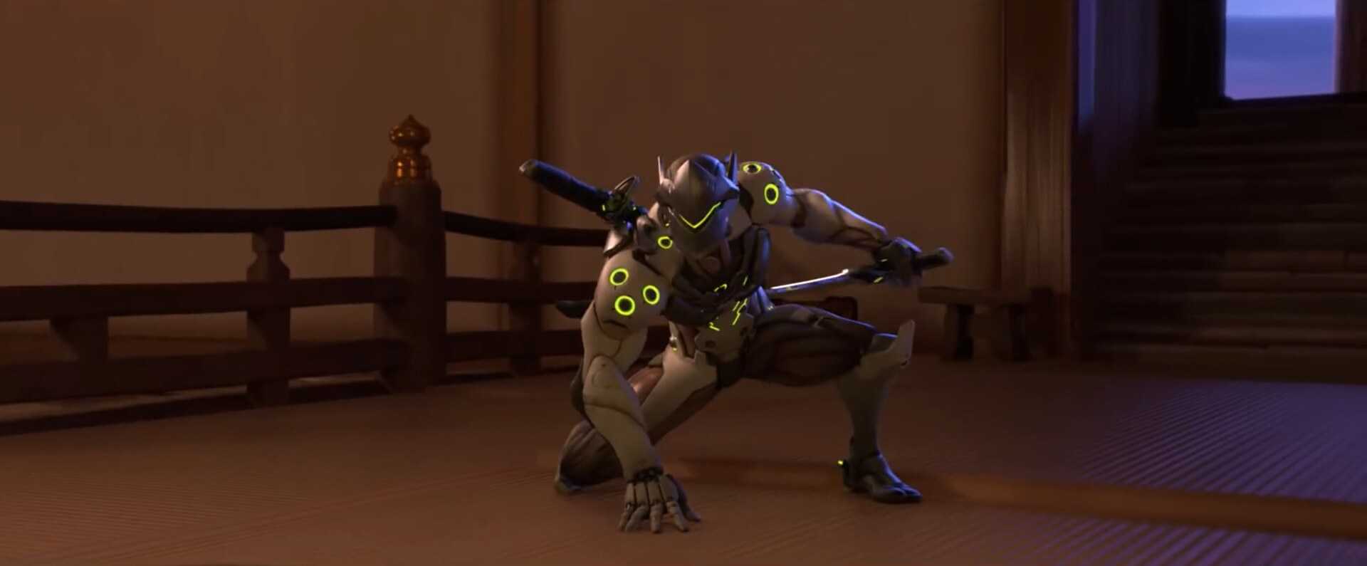 Overwatch: Dragons: Character separation from environment
